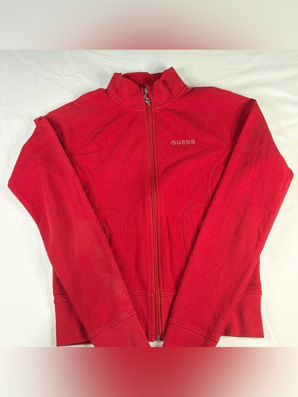 Y2K 2000s style Women’s Guess Zip Up | $20.99